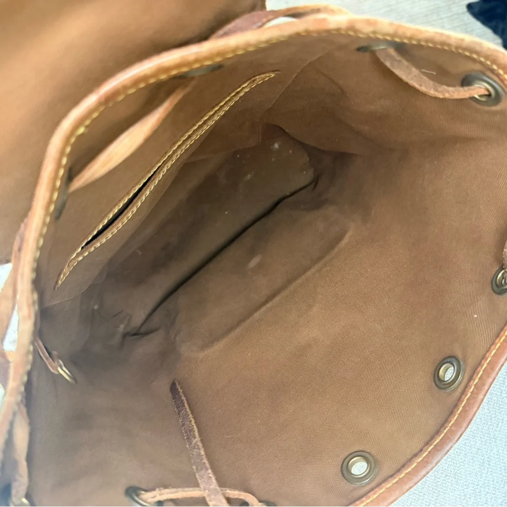 Vintage Louis Vuitton Brown Monogram Backpack - Picture 11 of 16